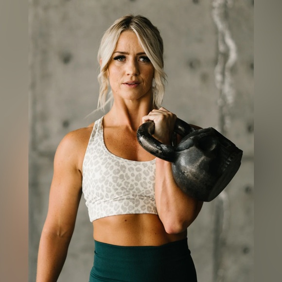 Zyia Ivory Leopard Bomber Bra Size XXXL - Picture 4 of 5